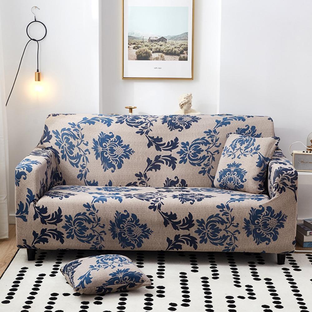 Old Fashioned Armchair Sofa Cover Full Elastic Slip Proof Stretchable Protector