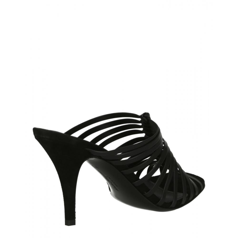 Salvatore Ferragamo Jessa Heel Sandals Black
