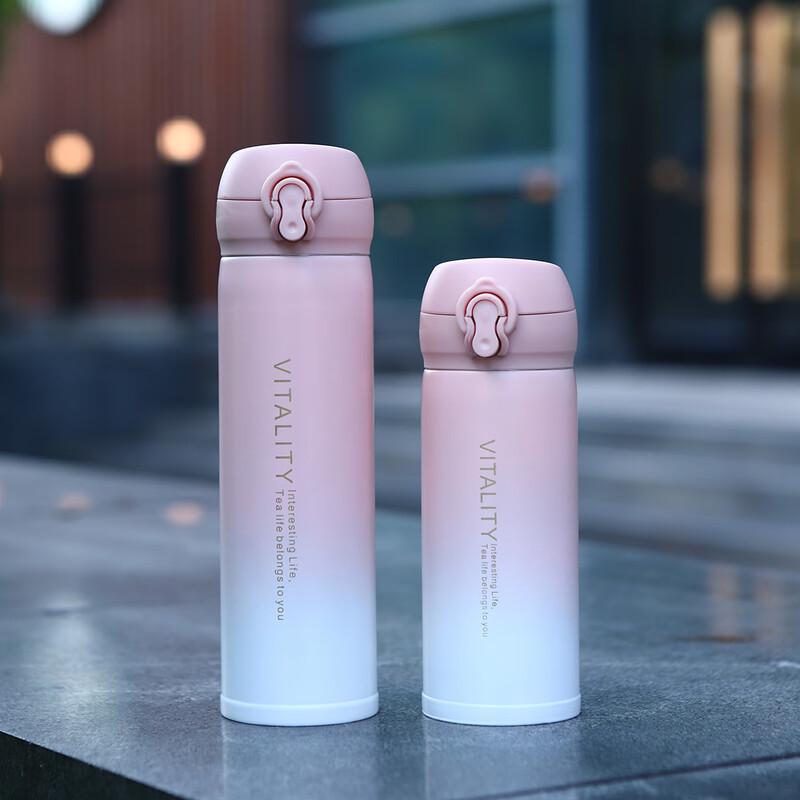 OLOEY Stainless Steel Insulated Pocket Water Bottle 350ml