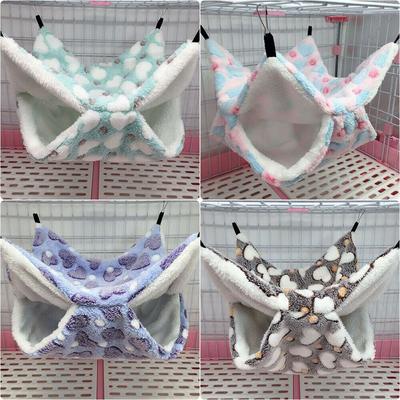 Pet Supplies Plush Hanging Squirrel Beds Hamster Cage Pet Sleeping Bag Pet Hammock