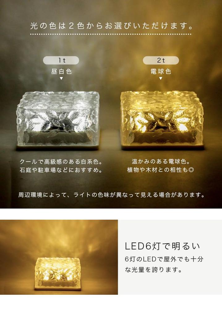 [remecle] Solar Garden Light, Outdoor [Auto-On, Light Sensor, Waterproof, 6 LEDs, Square, Daylight White, Set of 8] Solar IP65, Freestanding,