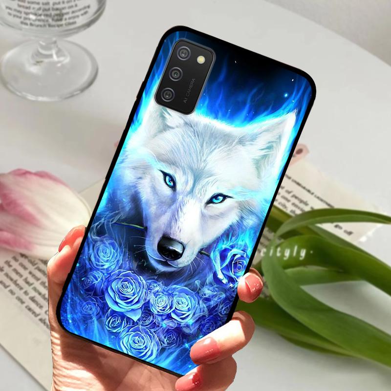 For Samsung Galaxy A02s Case A02 Animal Shockproof Soft Silicone TPU Phone Cover For Samsung Galaxy A03 Coque A03S Bumper Fundas