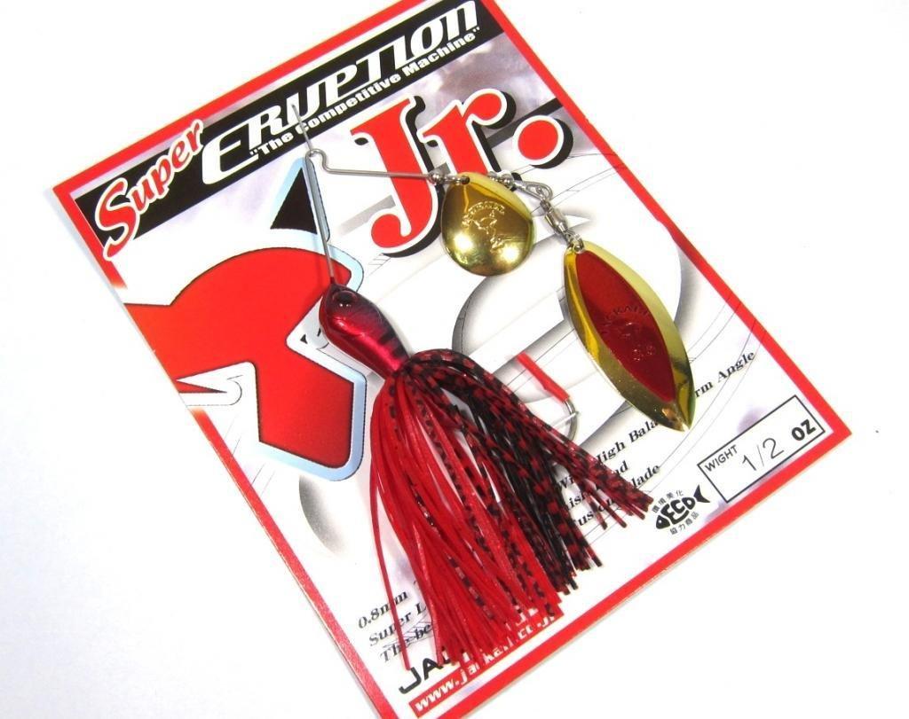 JACKALL Spinnerbait Super Eruption Red Gill Jr. 1/4oz