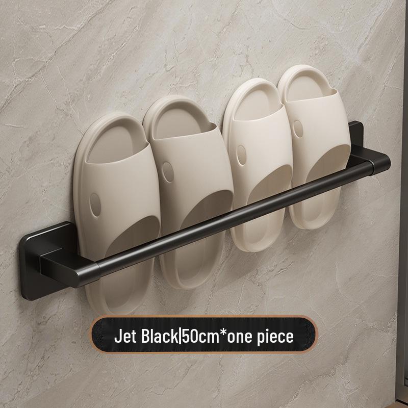 Wall-Mounted Drainable Bathroom Slipper Rack