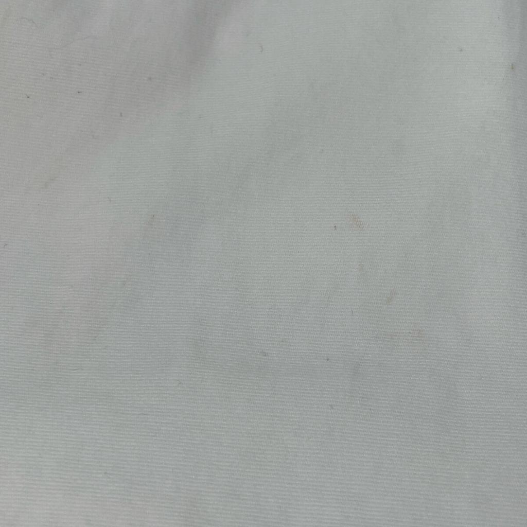 Munich White Stretch Cotton Pique Bag Flared Blouson Jacket S whiteUsed