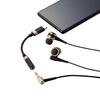 ELECOM Headphone Adapter Conversion Cable [Type-C to 3.5mm 4-Pole Earphone Terminal (Supports Calls)] High Durability High Resolution Compatible Black