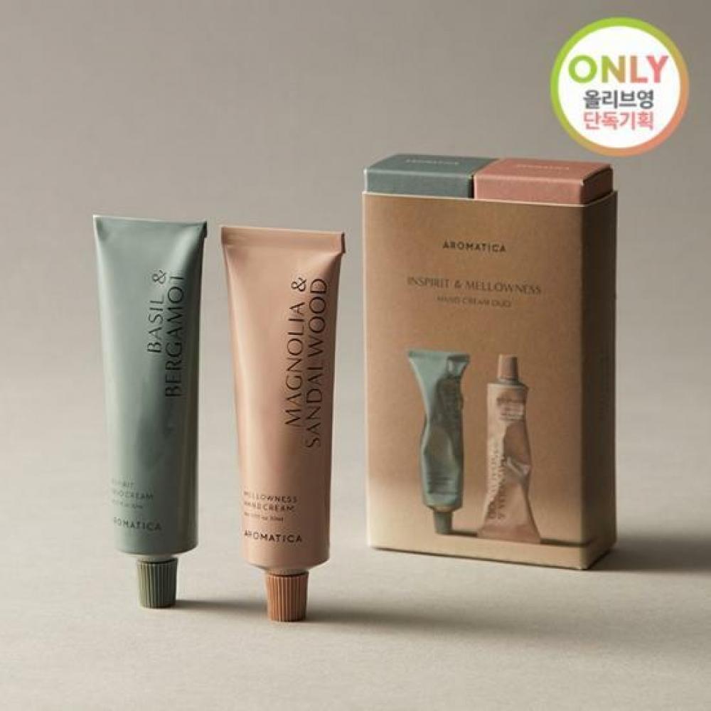 

Aromatica [Эксклюзив Olive Young][НОВИНКА] Специальный крем для рук Aromatica Duo, 30 мл, 2 вида, выберите 1 Mellowness in Spirit Duo