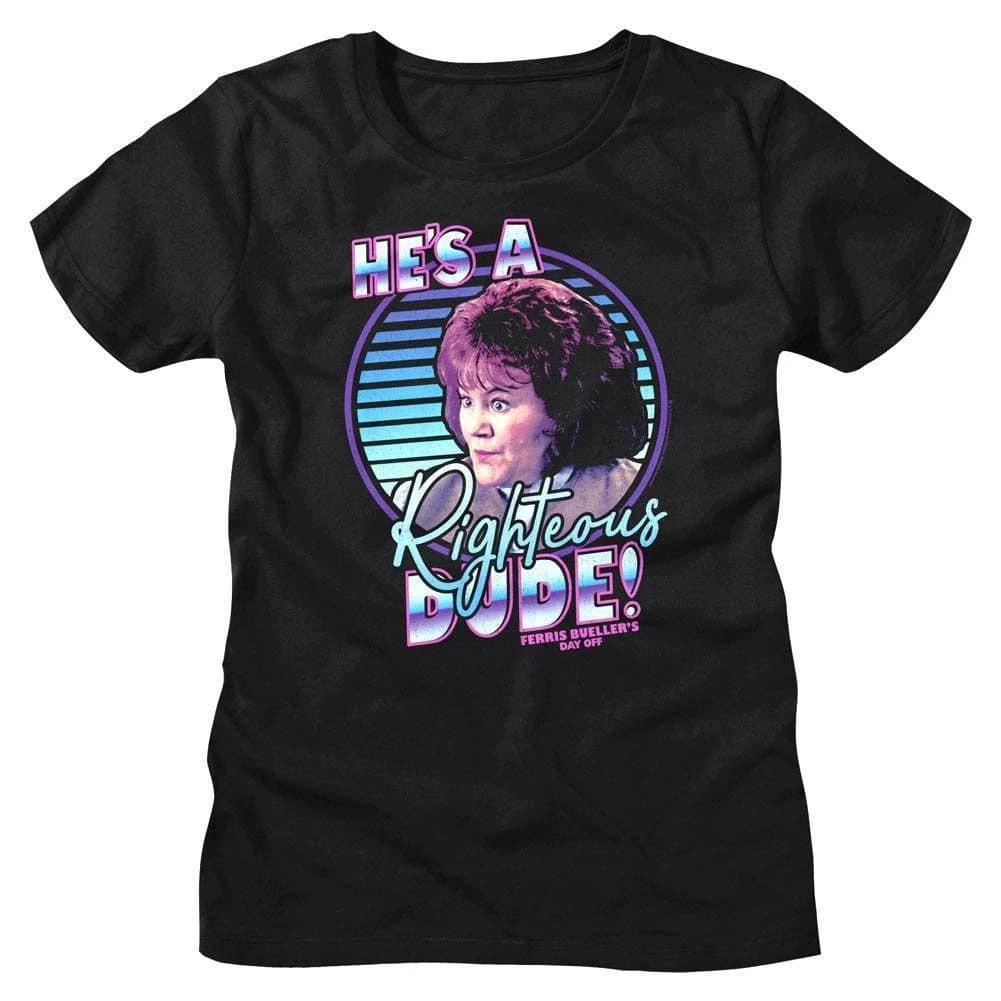 Ferris Bueller He s a Righteous Dude Unisex T-Shirt S