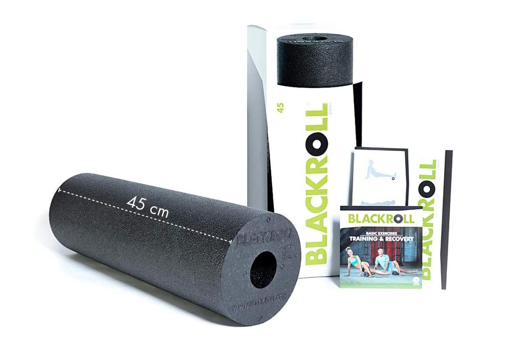 Black Roll Foam Roller Fascia Release Made in Germany STANDARD 45 Svart 243g 45cm x 15cm Ekte (Japansk produkt)