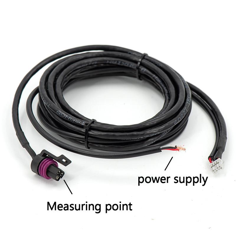 Universal 2inch / 52mm Electronic Fuel Pressure Gauge With 1/8 Npt Sensor Oil Pressure Digital 0-15psi Red Led Ultra-Thin