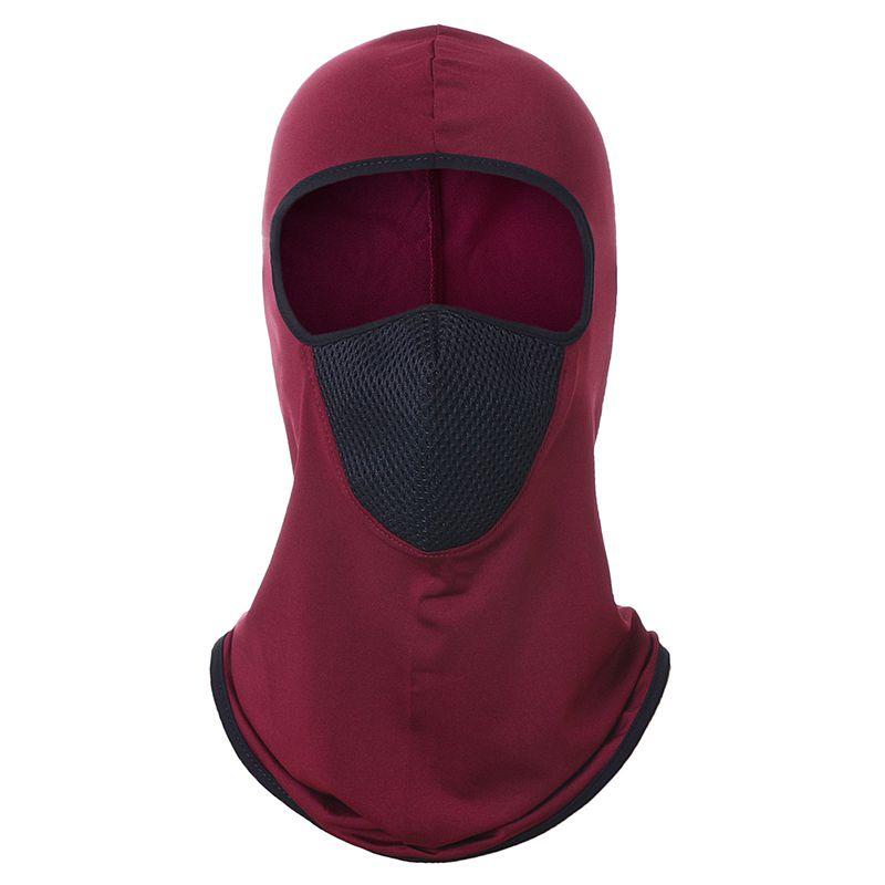 Versatile Hole Mesh Face Mask Winter Warm Hat Balaclava Hood For Outdoor Sports