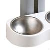 Double Cat Bowl, Multi-Function Raised Feeder Decoration Drinking Bowl Wall Mounted Watering