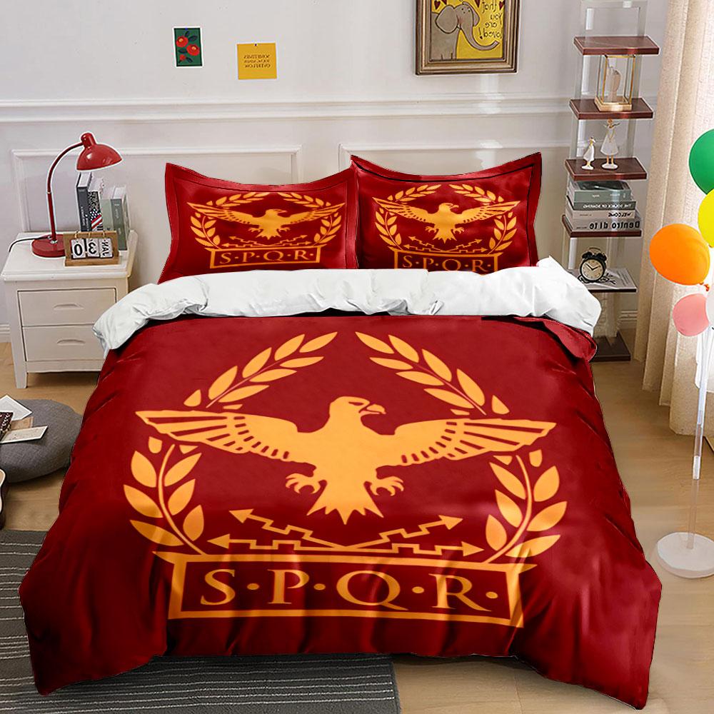 Eagle, Laurel, SPQR Emblem. Bedding Sets Duvet Cover Sets Duvet Covers Pillowcases(1* Duvet Cover 2* Pillowcases Without Duvet Insert)