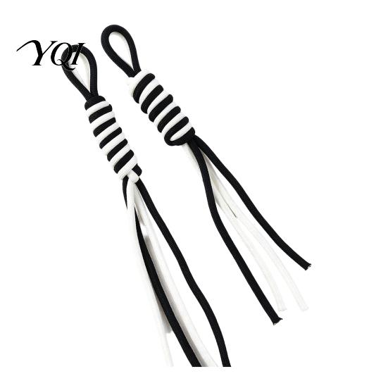 Custom Keychain Findings for Beads 2Pcs Parachute Cord Ropes, Braided Nylon Charms, Colorful Versatile Crafting Supplies DIY Bag Charms Purse Handbag