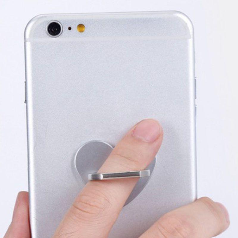 Heart Shape Ring Phone Holder With Metal Design For Universal Smartphones