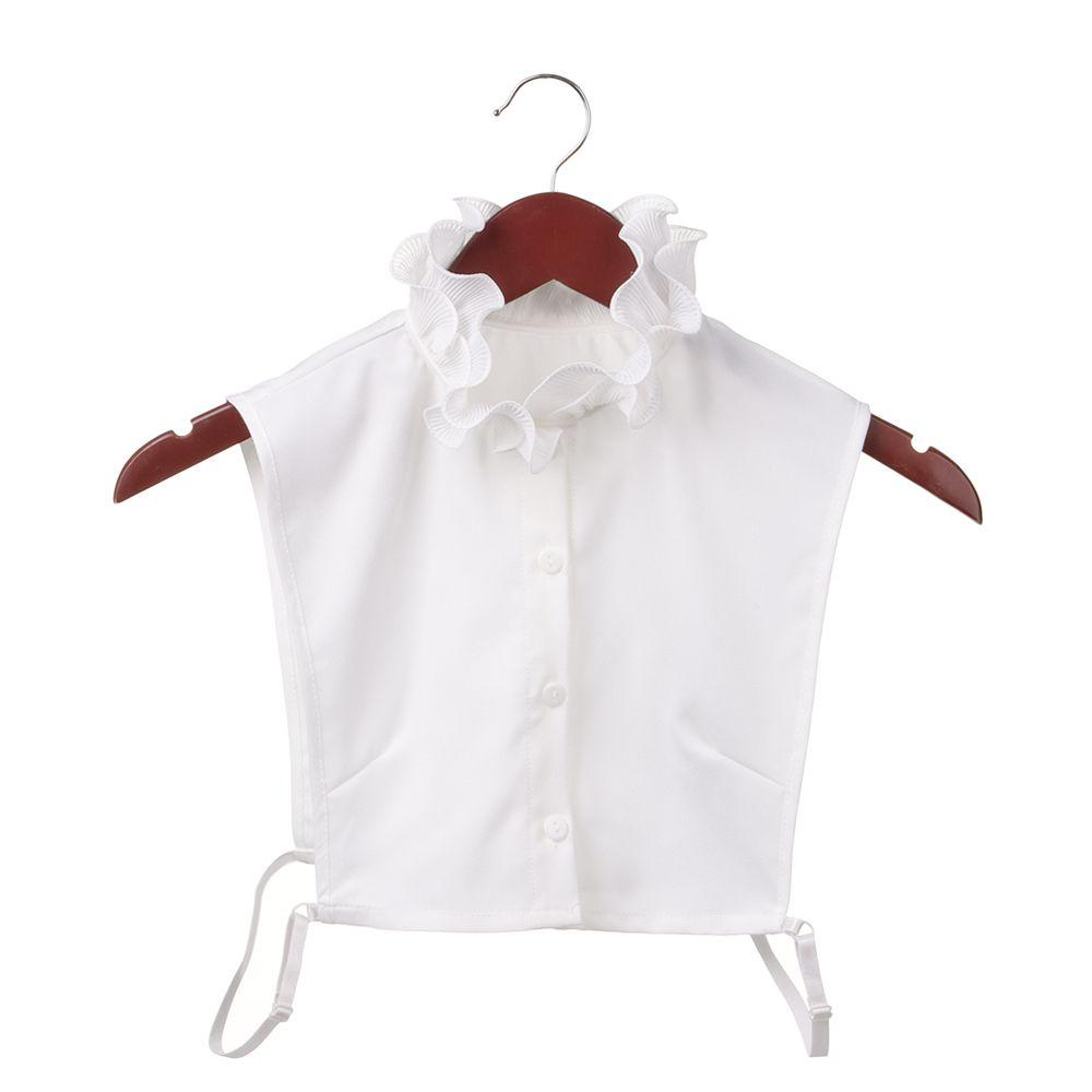 Vintage Detachable Cotton Lapel Blouse Top Clothes Accessories False Tie Shirt Fake Collar