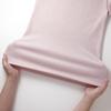 Gunze Misty Pink Inner High Long Hot Keeps You Size L MH5645P/MH5645K Women's Shirt, Thick, Warm, Stretchy, Neck, Sleeve, Magic, Warm,