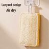 Luffa & Wood Pulp Double-Sided Dishwashing Sponge