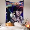 Death Anime Note Anime Tapestry Hippie Flower Wall Carpets Dorm Decor Wall Hanging Home Decor
