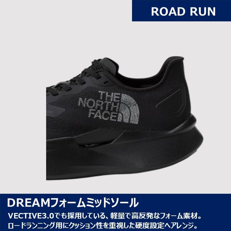 North Running Shoes VECTIV Forward TNF Black [The Face] Black/TNF 28.0cm