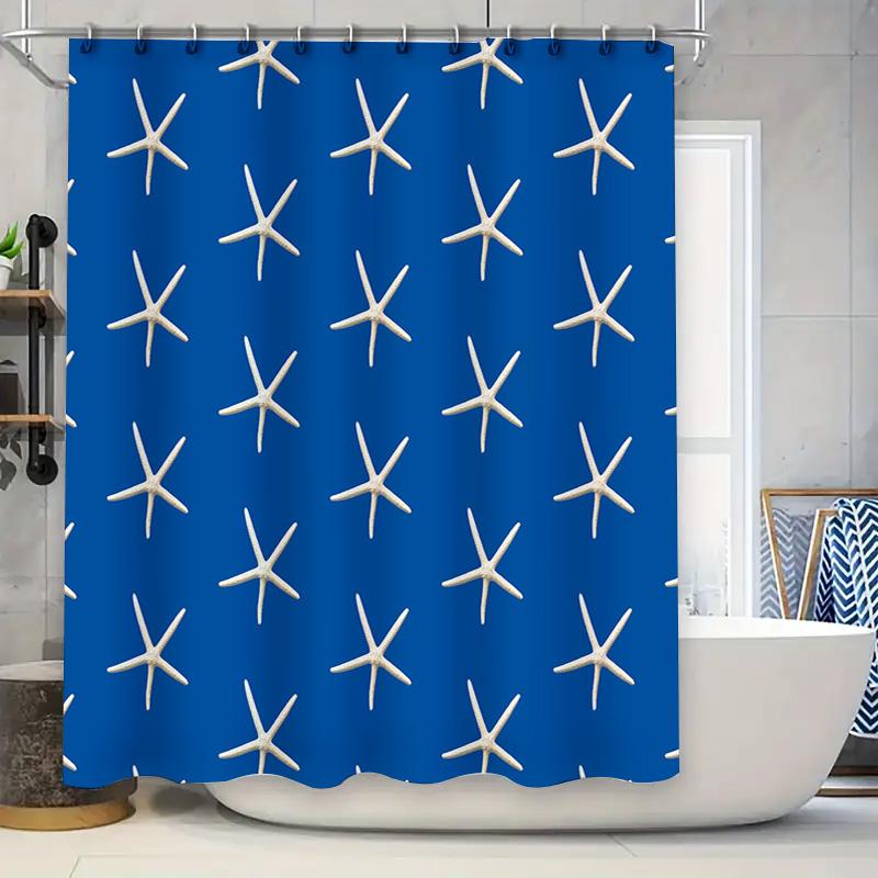 

Charming Bath Shower Curtain With Dog Print Modern Decor For Bathroom 3D Waterproof Fabric Available In Multiple Sizes W60H190(CM)-1 Pcs