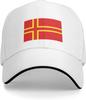 Flag of Normandy European Regional Baseball Cap Polyester Adjustable Sun Hat for Men Women