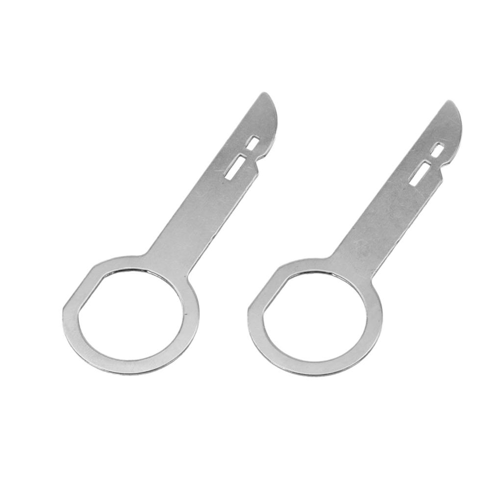 5 5 5 5 5 5 5 5 5 5 Metal Car Radio Removal Tool Release Keys Extraction Kit For Ford For Mercedes Car Radio Removal Tool