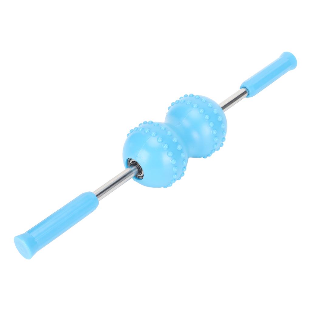 Fascia Muscle Roller Dual Ball Deep Tissue Massaging Reduces Pain Fascia Roller for Legs Neck