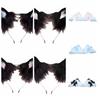 Mode Lolita Katzenohren Stirnband JK Haarreif Plüsch Haarband Haarspange Tiere Pelzig Cosplay Kopfschmuck Gesichtswasch