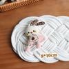 Korean Floral Rabbit & Cartoon Animal Hair Clip for Kids' Clothing Accessories