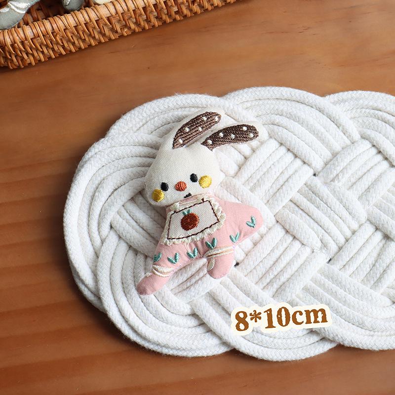 Korean Floral Rabbit & Cartoon Animal Hair Clip for Kids' Clothing Accessories