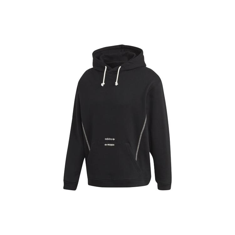 adidas Originals R.Y.V. Hooded Pullover  Black  Men s GD9307 XS