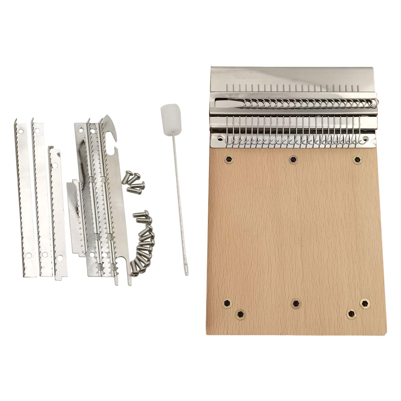 

Wooden Adjustable Small Weaving Loom Art Repair Tool Kit for Yarn Knitting Sewing Machine Accessories коричневый