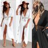 Schickes Damen Spitzen-Häkel-Strandkaftan-Kleid für mühelosen Sommerstil