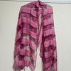 Used Thai silk organza stole shawl 100% silk
