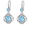Yun Miao Elegant Intertwined Circle Women's Earrings - Popular European & American Style