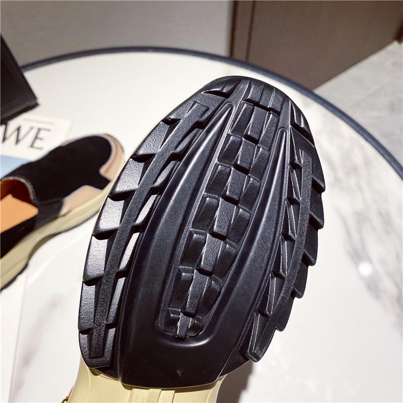 Damen Plateau-Loafer, lässig, elegant, schwarz, zum Reinschlüpfen, dicke Sohle, Shake-Schuh, Übergröße, Sneakers, Sportschuhe