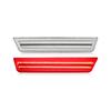 For Dodge Challenger 2008-2014 Clear & Smoked Lens LED Side Marker Lights Dual Row Amber Front Red Rear Side Fender Reflector