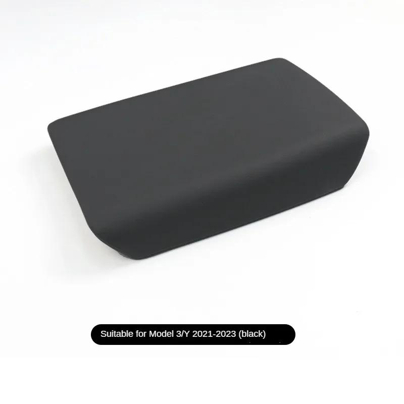 

Для Tesla Model 3 Y 2023 Аксессуары Подлокотник Защитная крышка коробки Белый Мягкий TPE Центральная консоль Панель Накладка чёрный