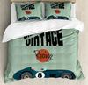 Cars Duvet Cover Set Cartoon Monster Truck Cool Vehicle Duvet Cover Set Bedclothes Double Queen King Size Polyester Qulit Cover