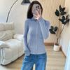 Sports Fitness Long Sleeves European and American Quick Drying Running Large Size Elastic Tights Slim Fit Breathable Yoga Clothes Top Women
