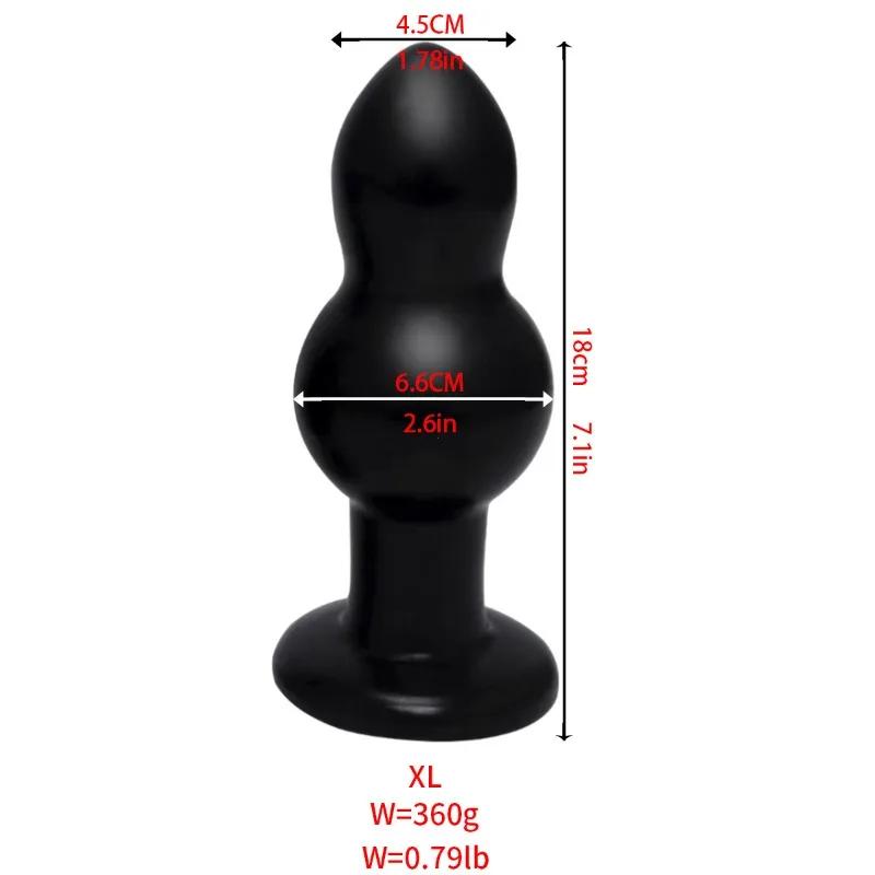 3 Sizes Large Anal Plug Big Butt Plug Ball Adult Sex Toys For Women/Men Gay Masturbators Anal Toys Vaginal Anus Dilator Sex Shop