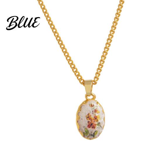 Comfortable Everyday Necklace Vintage Floral Pendant Necklace Women Boho Charm