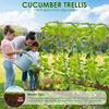 Garden U Shape Vegetable Trellis Cucumber Trellis for Raised Bed Cucumber Support Frame Metal Pea Tunnel for Climbing Plants New