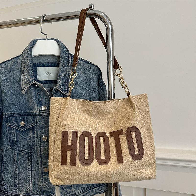 

Korean ins super fire new matte large capacity shoulder portable chain commuter tote casual messenger briefcase хакі