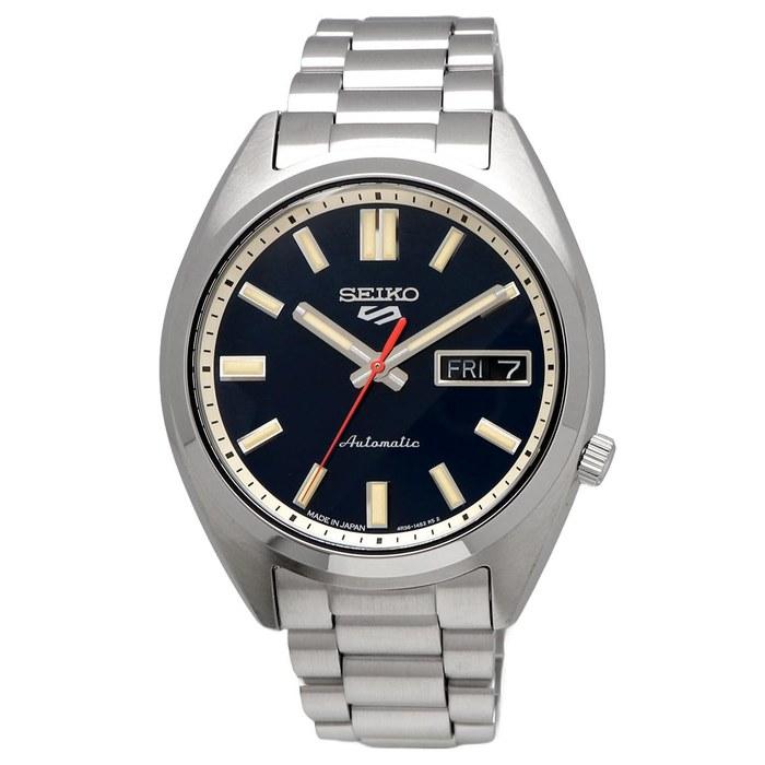 [Seiko] 5 Sports SNXS Automatic Watch – Made in Japan – SRPK87 – Silver/Navy Dial