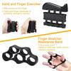 Adjustable Hand Gripper and Finger Exerciser Combo - 5-Piece Fitness Set