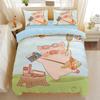 Cute Pig Duvet Cover Cartoon Animal Theme Bedding Set For Kids Adults, Sweet Bedspread Cover Ultra SoftRoom Decor Bedclothes