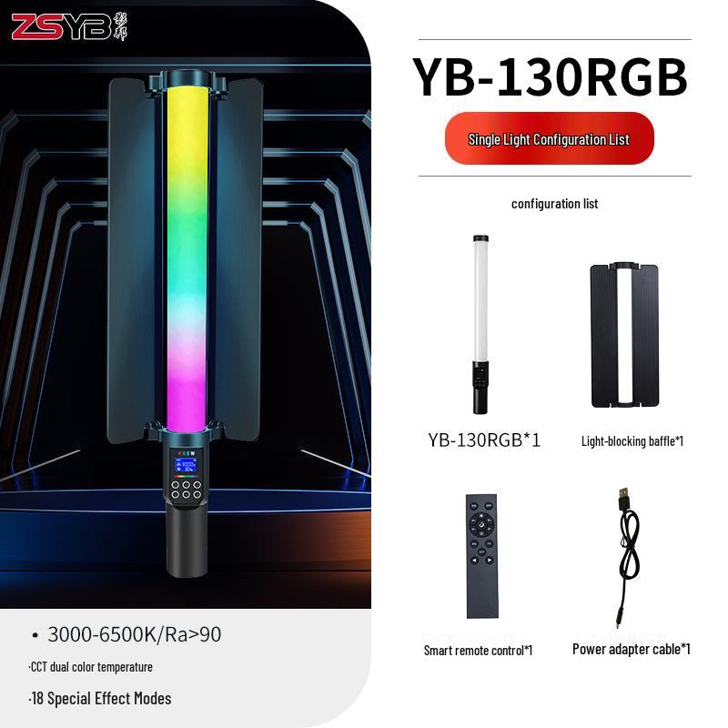

8-Color RGB LED Stick Light, 20W Handheld Portrait and Background Softlight for Outdoor Photography.