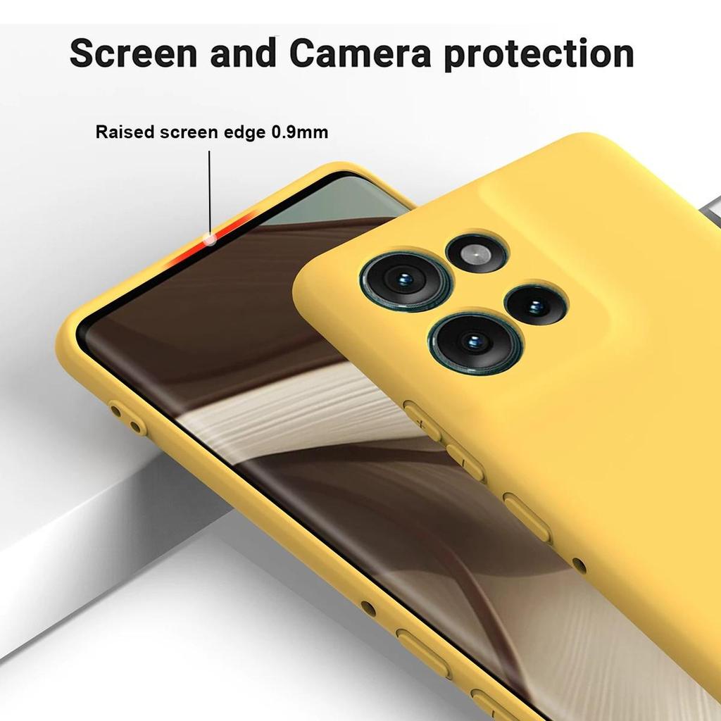 Custodia in Silicone Liquido per Telefono Motorola Edge70 Pro & 60/60S